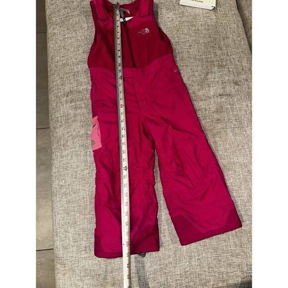 The North Face Girls Bibs PINK Snow Ski Toddler Hyvent Insulated EZ Grow 3T‎ - Picture 13 of 13